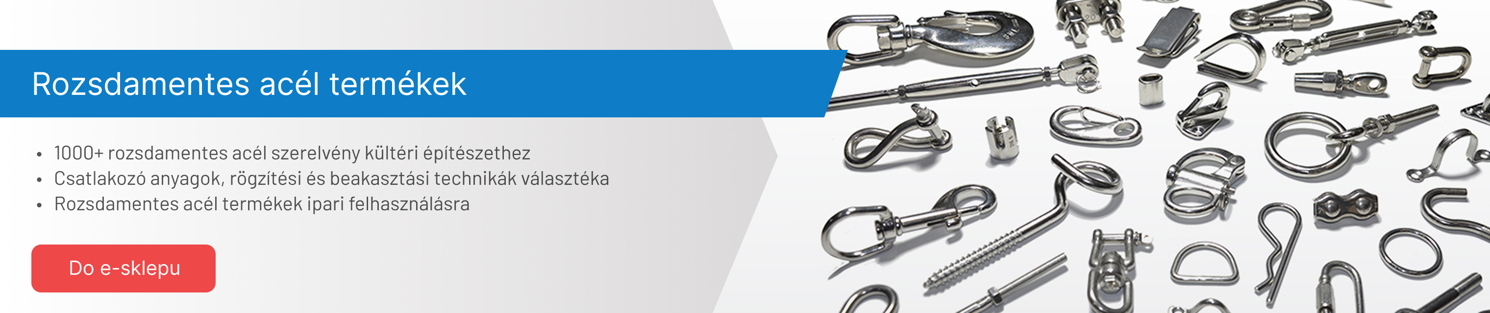 Rozsdamentes acél termékek