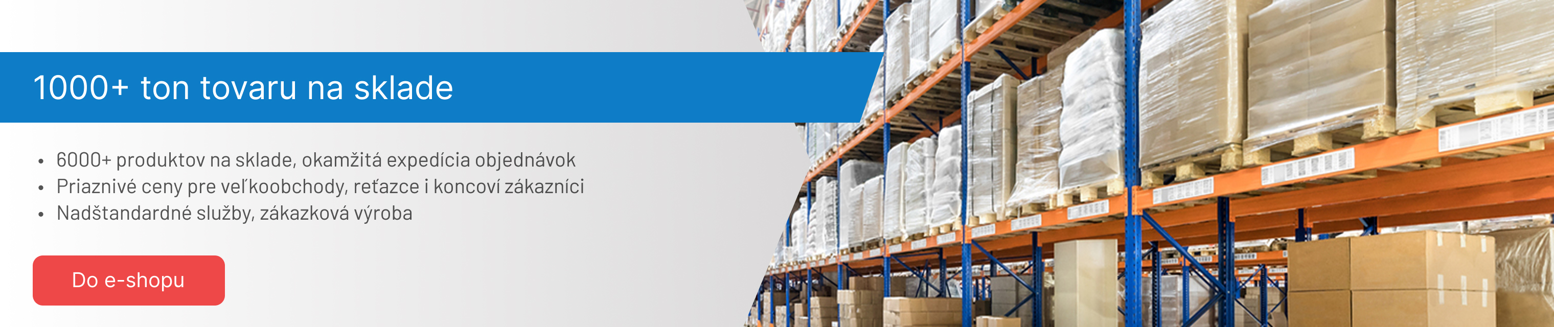 1000+ ton tovaru na sklade