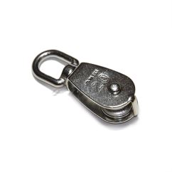 Edelstahlrolle mit drehbarer Öse, Edelstahl A4