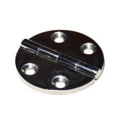 Gelenkscharnier rund, Edelstahl A4