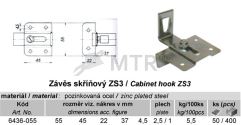 Závesná skrinka so zámkom ZS3