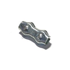 Zacisk linowy siodełkowy podwójny