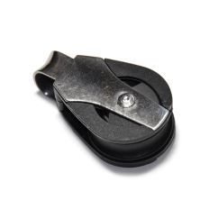 Einfachrolle mit Öse und Kugellager, Edelstahl A4