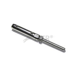 Koncovka s vnějším závitem montážní, nerez A4