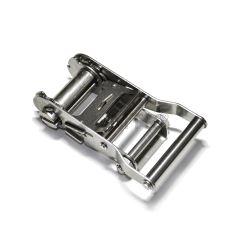 Upínacia račňa na popruh s madlom, nehrdz. oceľ A2