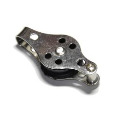 Einfachrolle mit fester Öse, Edelstahl A4