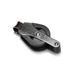 Einfachrolle mit Öse und Schäkel, Edelstahl A4