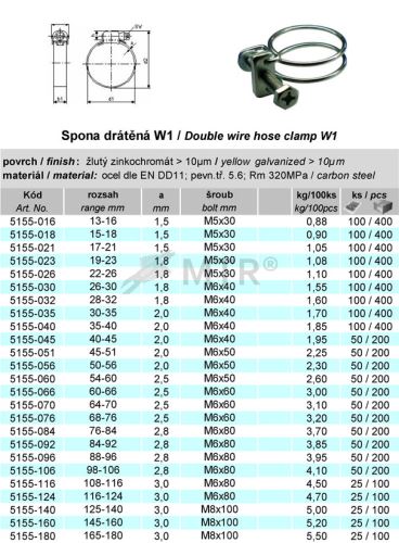 Wire clip W1 (50943977)