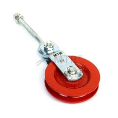 Cast iron pulley with eye bolt