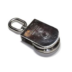 Kladka jednoduchá celokovová s okem velká, nerez A4