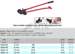 Kleště pákové na dělení závitových tyčí